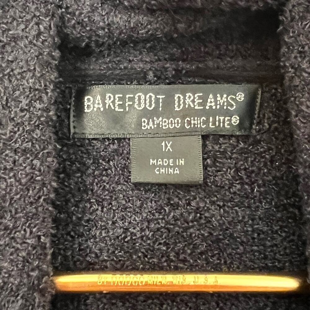 Barefoot Dreams Long Cardi Cardigan in Black - Picture 7 of 10